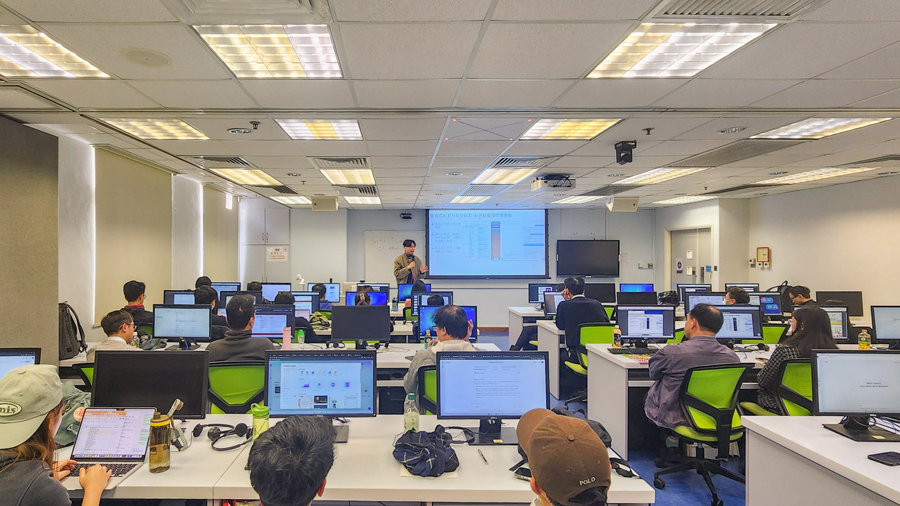 何嘉琪助理校長及林詩琦老師獲邀為香港中⽂⼤學x教育局「智為學理」計劃培訓課程擔任導師