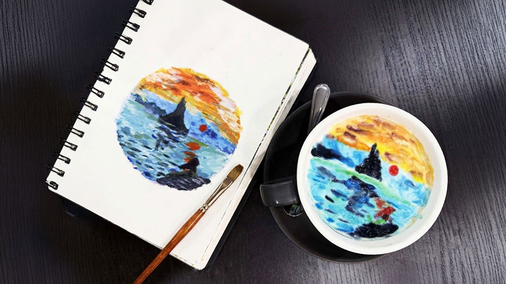 【視藝科】杯中的印象與星夜:中四「咖啡油畫」藝術體驗 【視藝科】杯中的印象與星夜:中四「咖啡油畫」藝術體驗